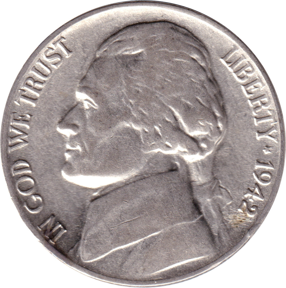 1942 P Silver USA Nickel AU-UNC (AU55)