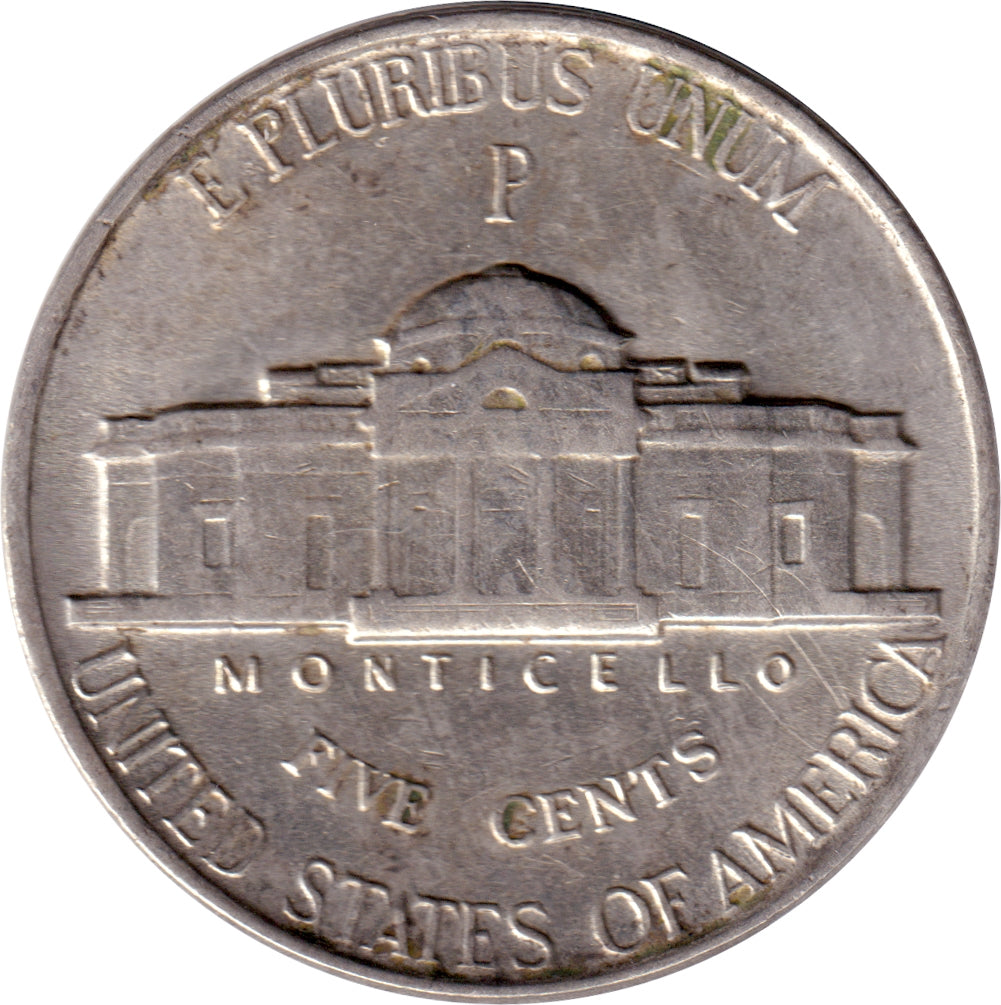 1944 P Silver USA Nickel AU-UNC (AU-55)
