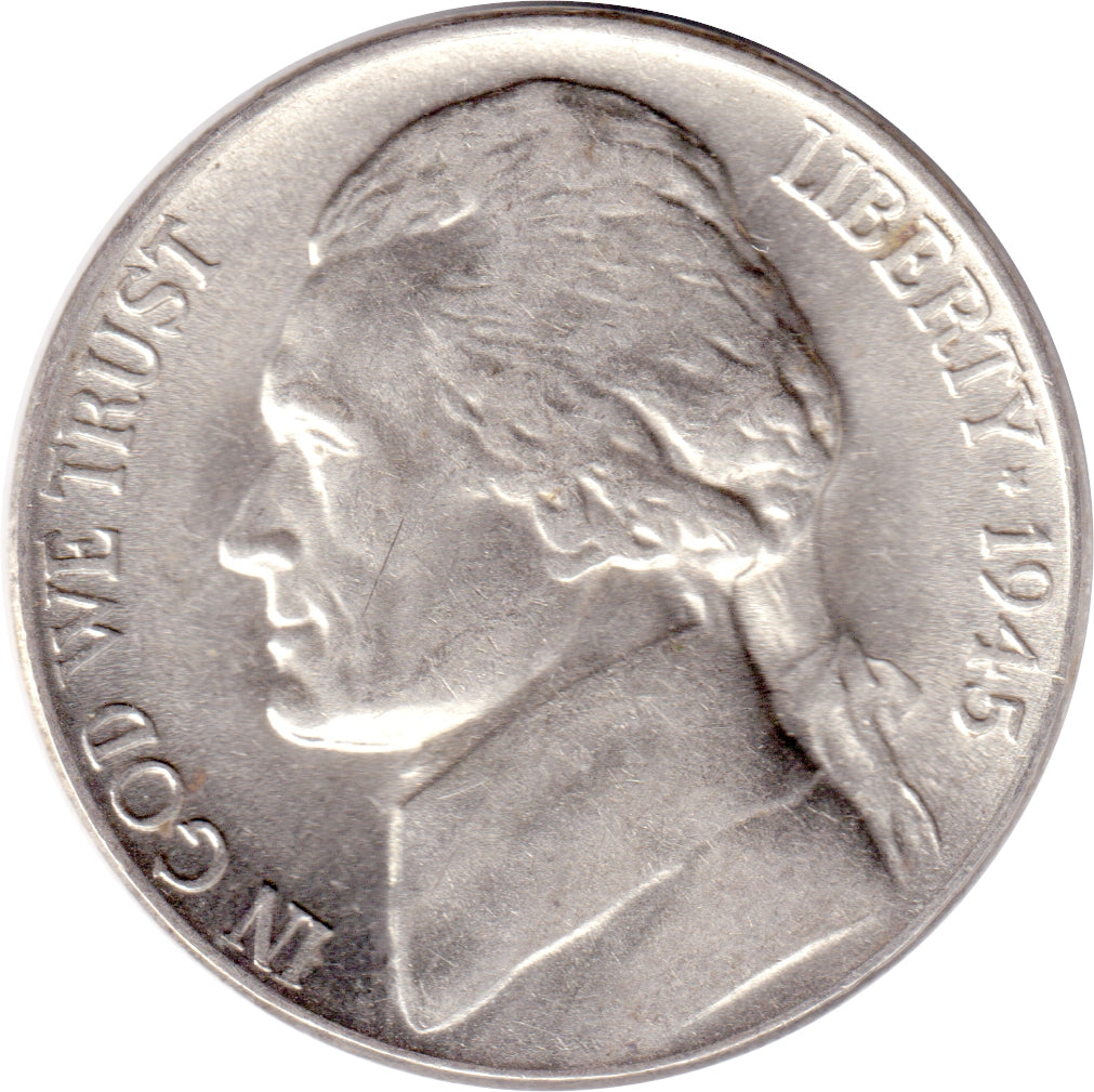 1945 P USA Silver Nickel UNC+ (MS62)