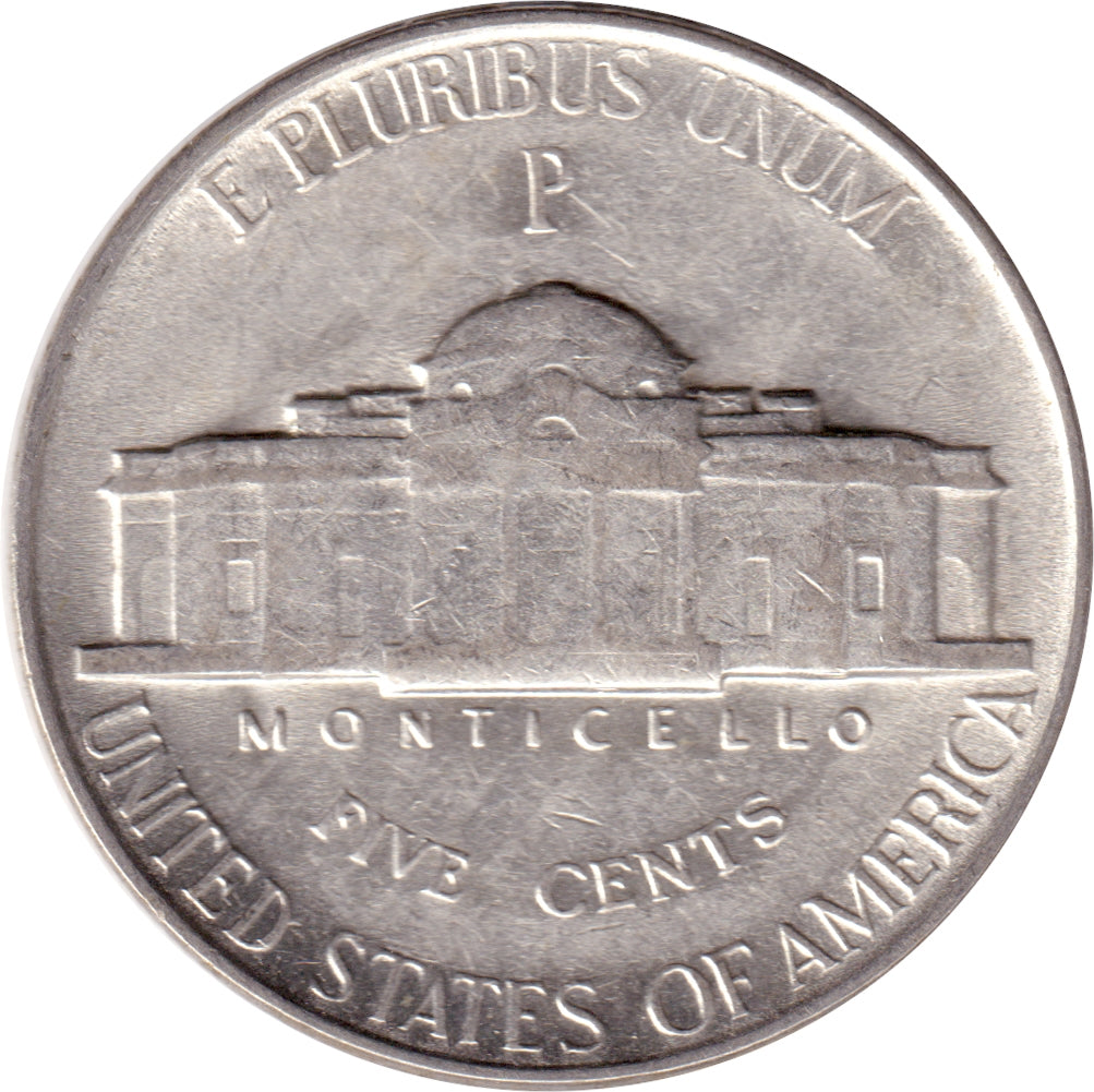1945 P USA Silver Nickel EF-AU (EF45)