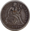 1877 S USA Dime VF-EF (VF30)