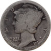1916 S USA Mercury Dime G-VG (G6)