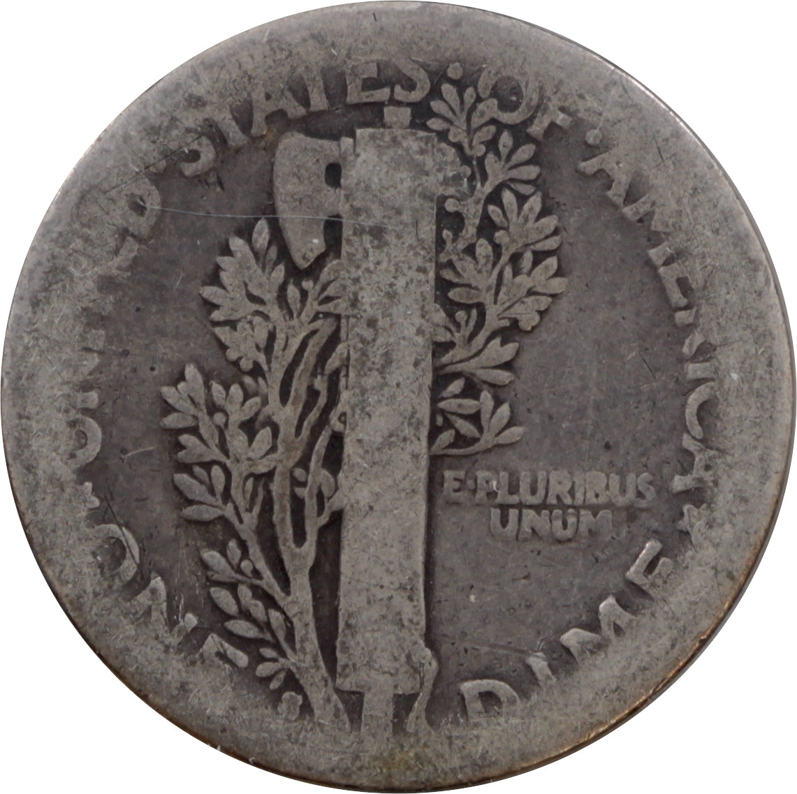 1916 S USA Mercury Dime G-VG (G6)