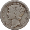 1919 S USA Dime VG-F (VG10)