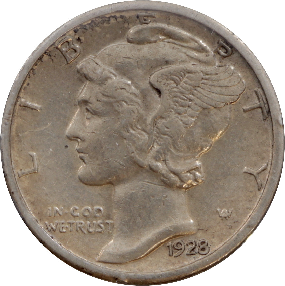 1928 USA Dime EF-AU (EF45)