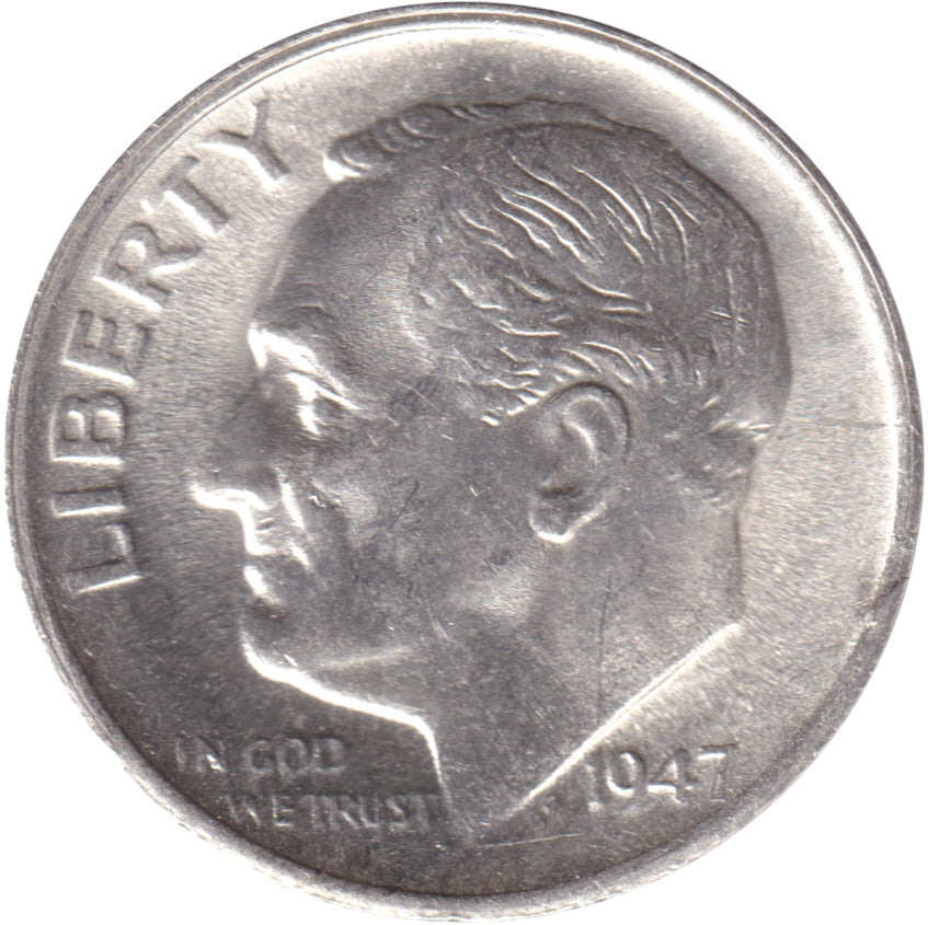 1947 S USA Dime Brilliant Uncirculated (MS63)