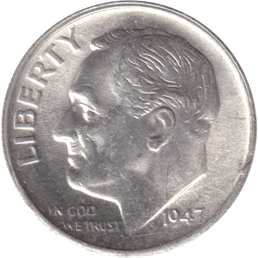 1947 S USA Dime Brilliant Uncirculated (MS63)