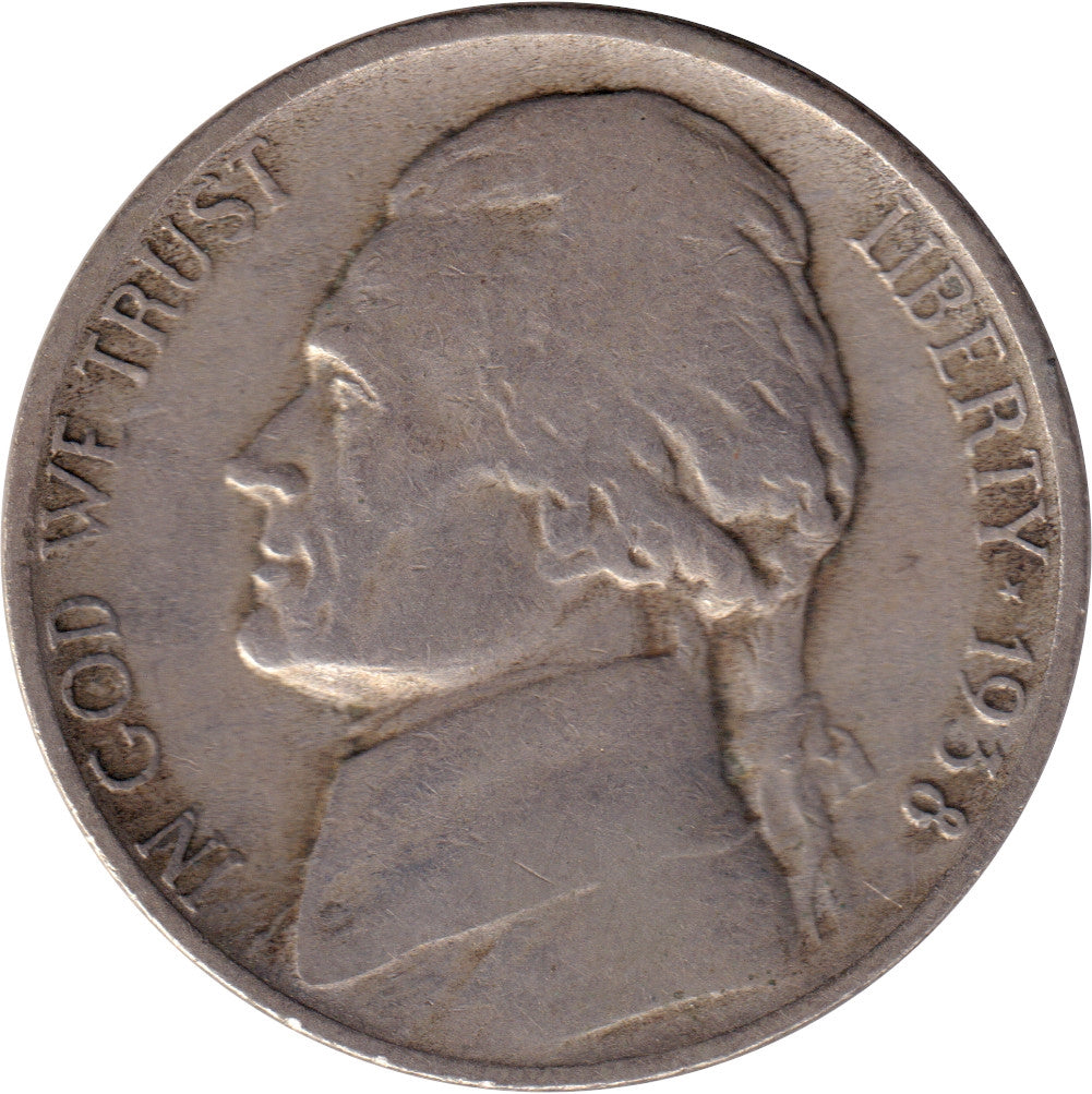 1938 USA Nickel Extra Fine (EF40)