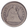1877 CC USA Quarter About Good (AG3)