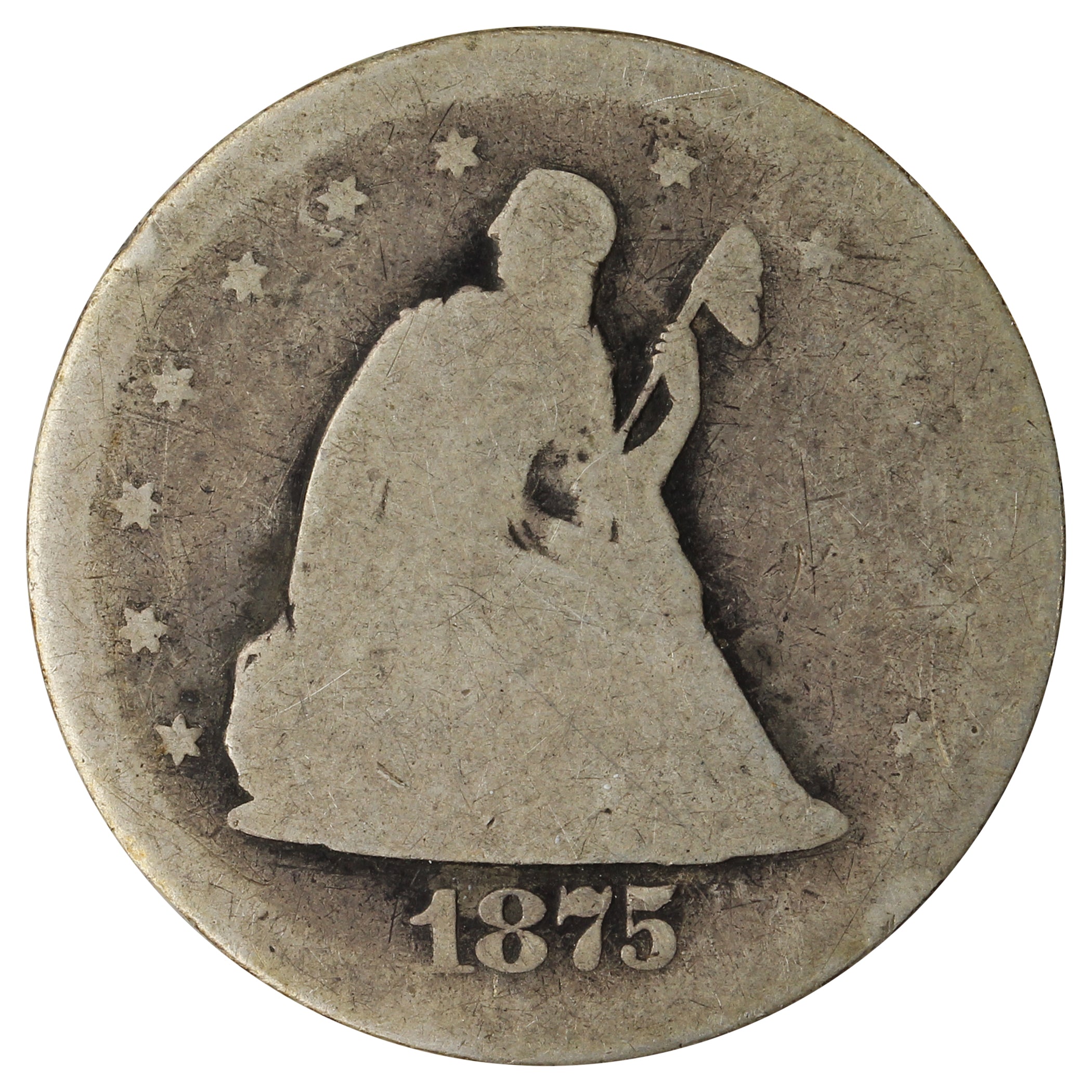 1875 S USA Quarter Filler $ – Colonial Acres Coins