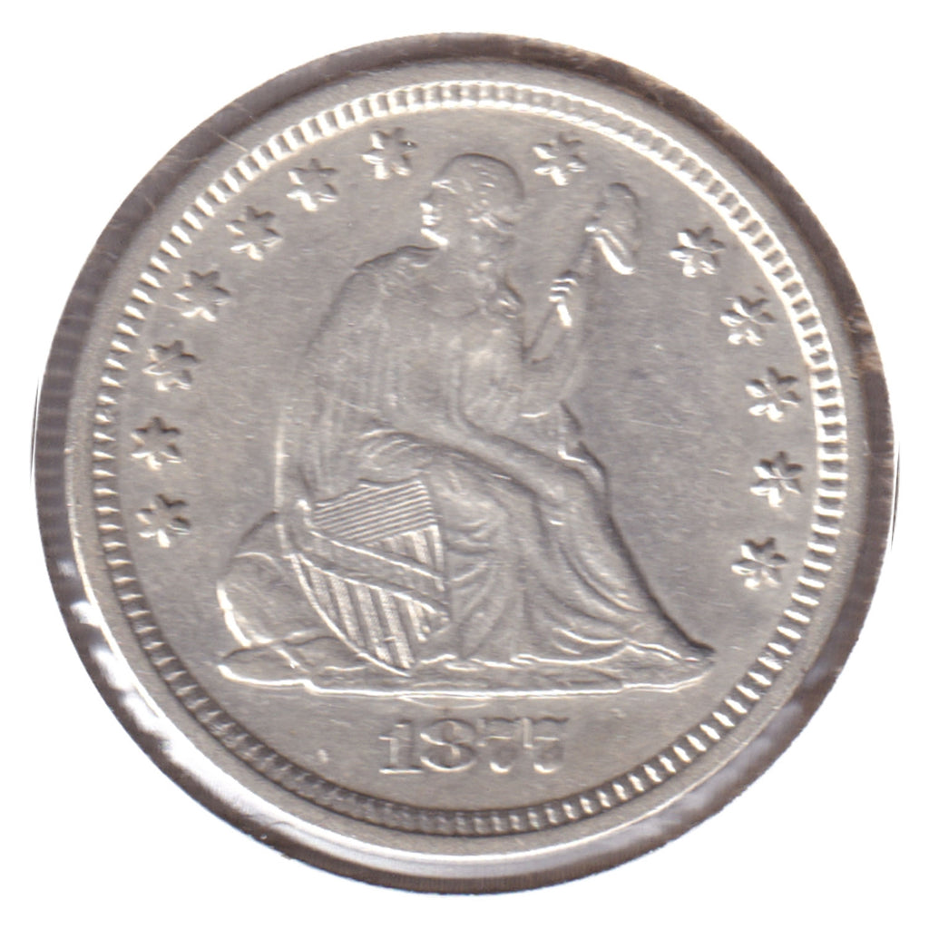 1877 S USA Quarter EF-AU (EF45) $
