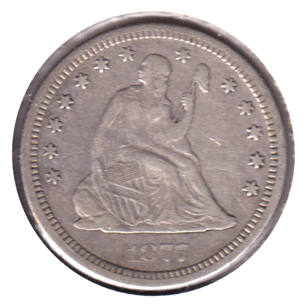 1877 S USA Quarter VF-EF (VF30) $