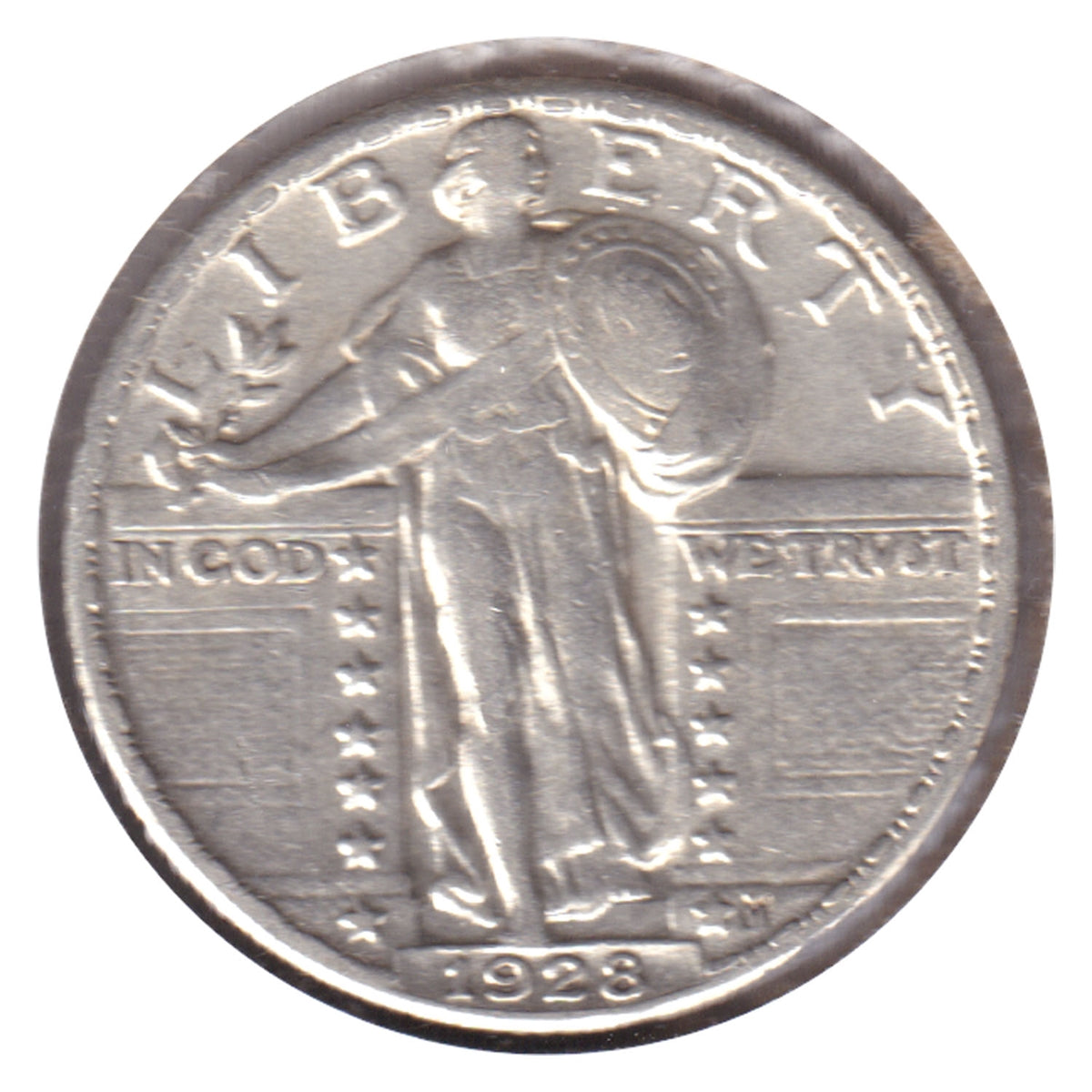 1928 USA Quarter EF-AU (EF45) $