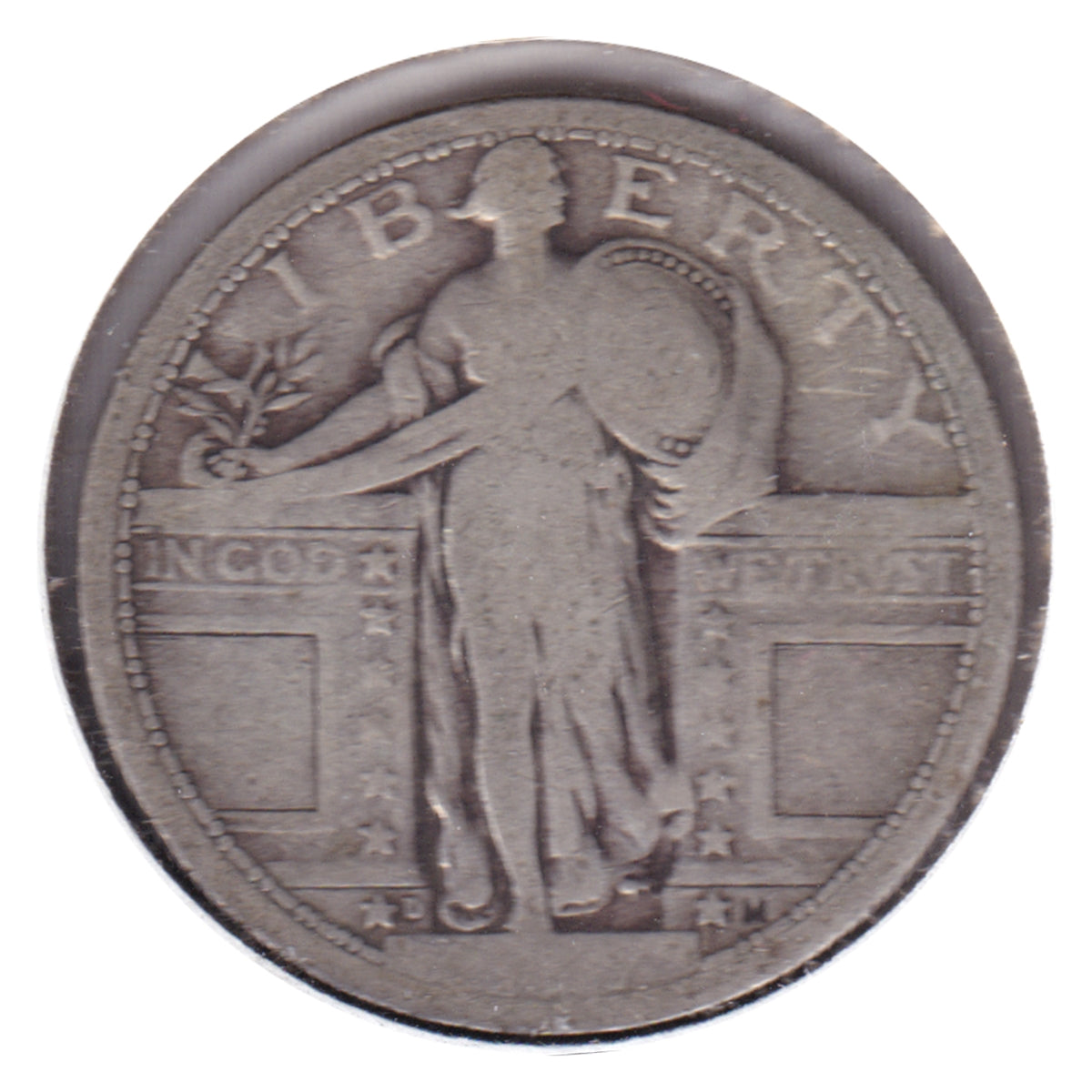 1917 D Var. 1 USA Quarter Good (G4)