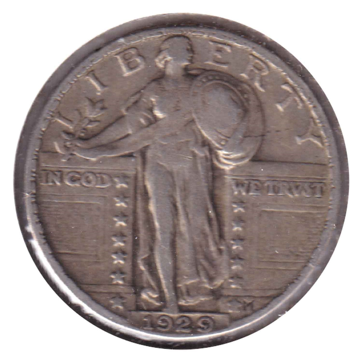 1929 USA Quarter VF-EF (VF30)