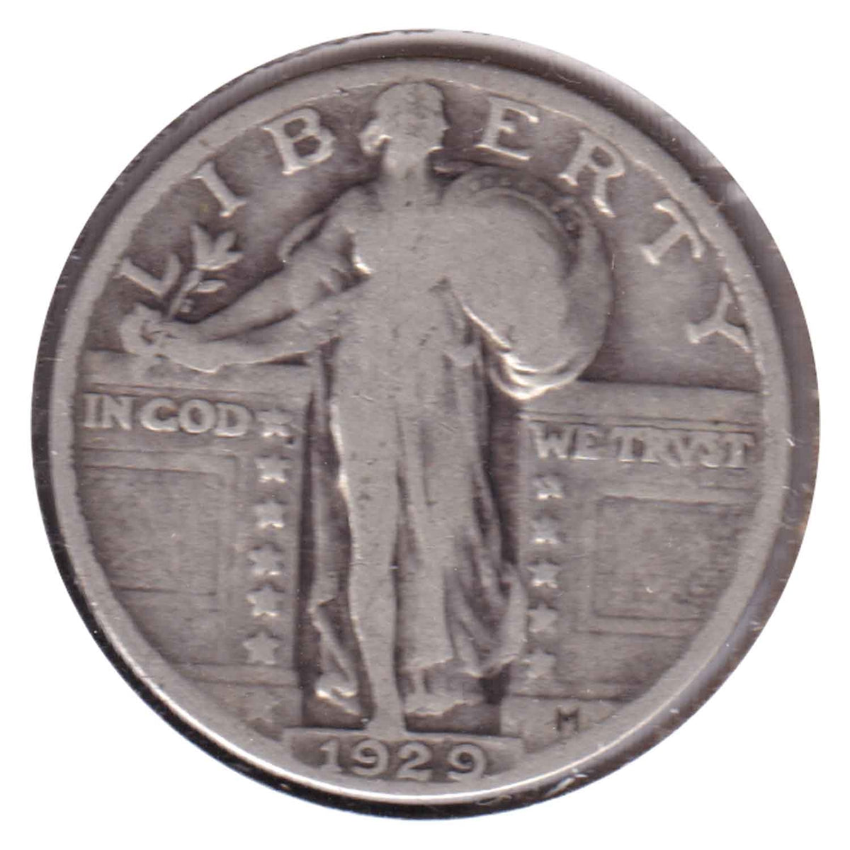 1929 USA Quarter VG-F (VG10)