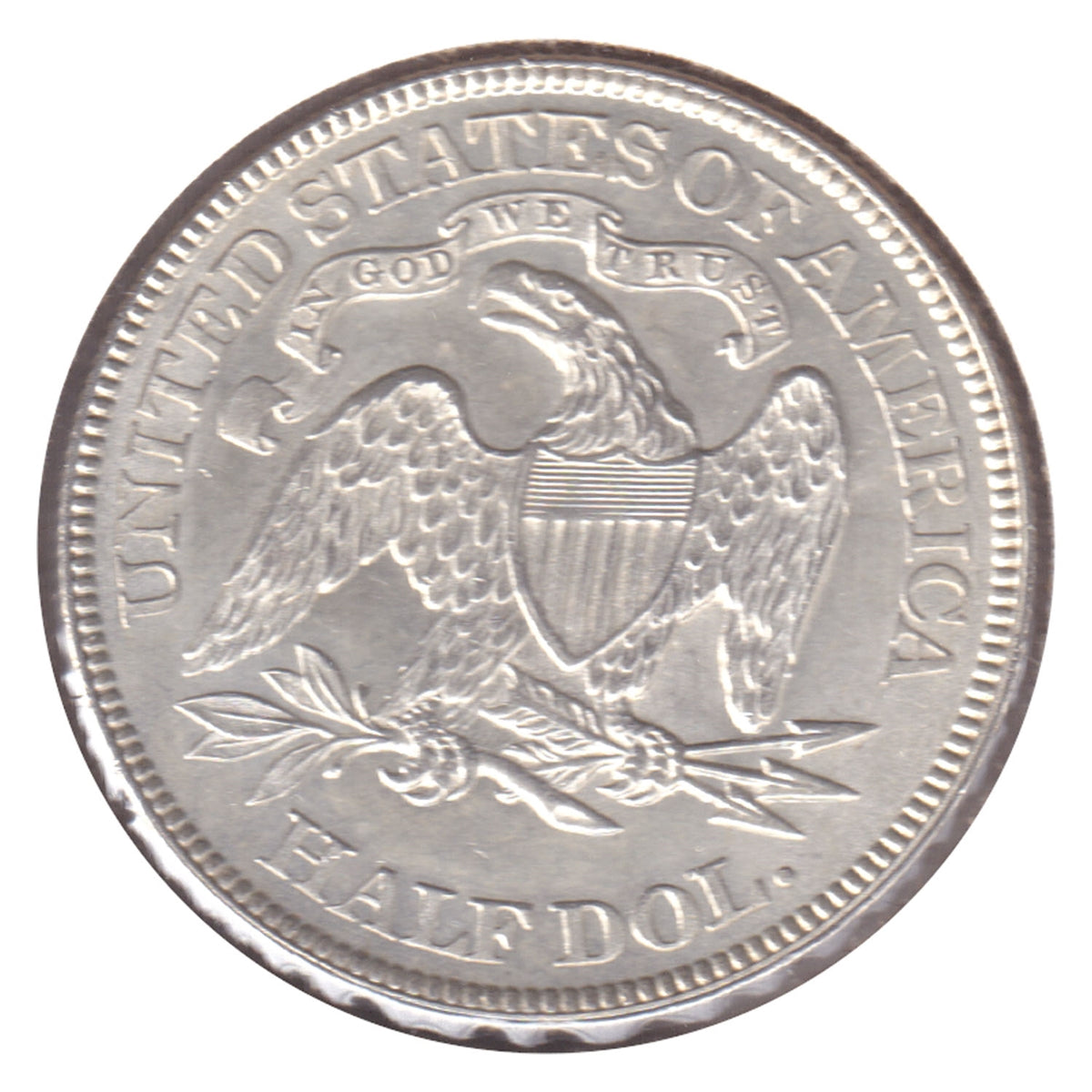 1877 USA Half Dollar AU-58 $