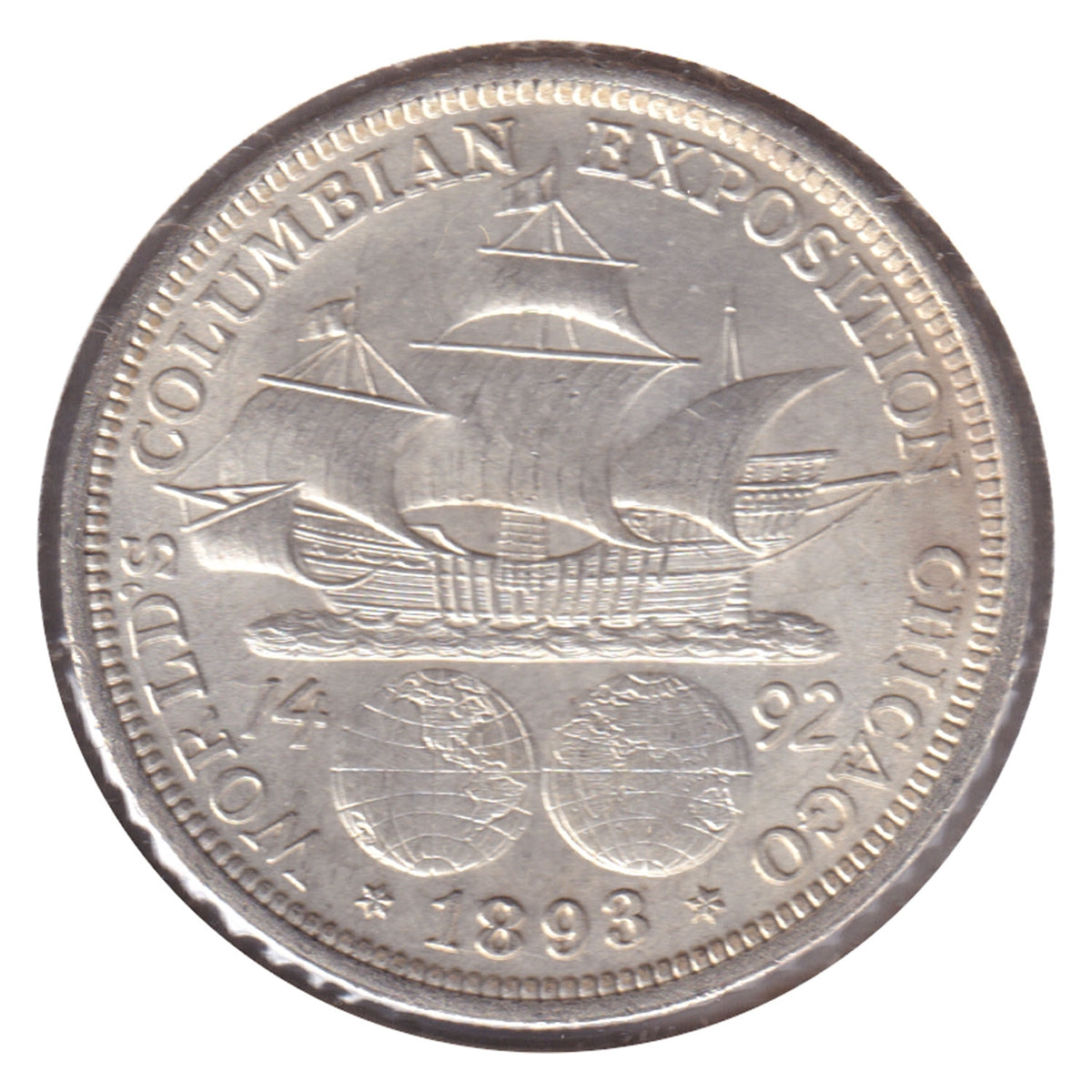 1893 Columbian Exposition USA Half Dollar Birlliant Uncirculated (MS63) $