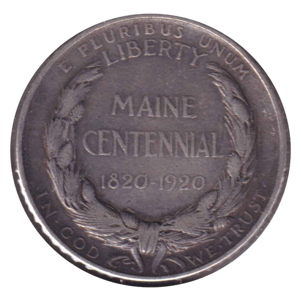 1920 Maine Centennial USA Half Dollar VF-EF (VF30) $