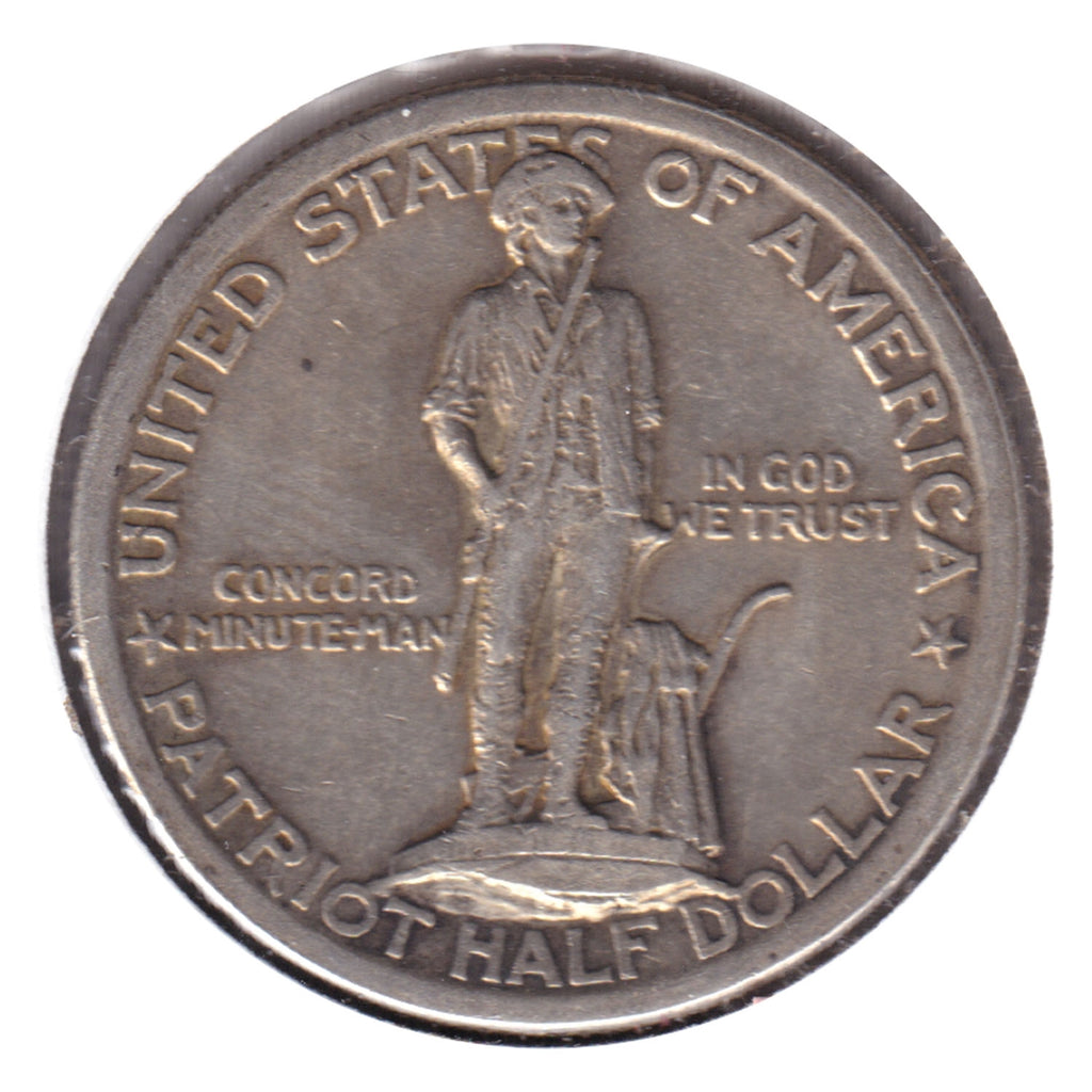 1925 Lexington Concord Sesquicentennial US Half Dollar AU-UNC (AU55) $