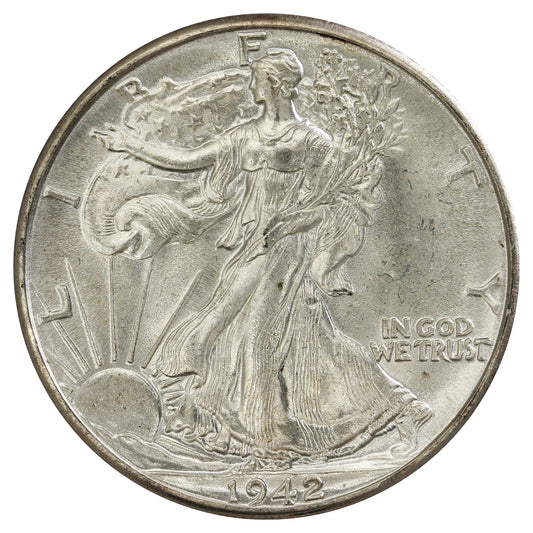 1942 USA Half Dollar Brilliant Uncirculated (MS63) $
