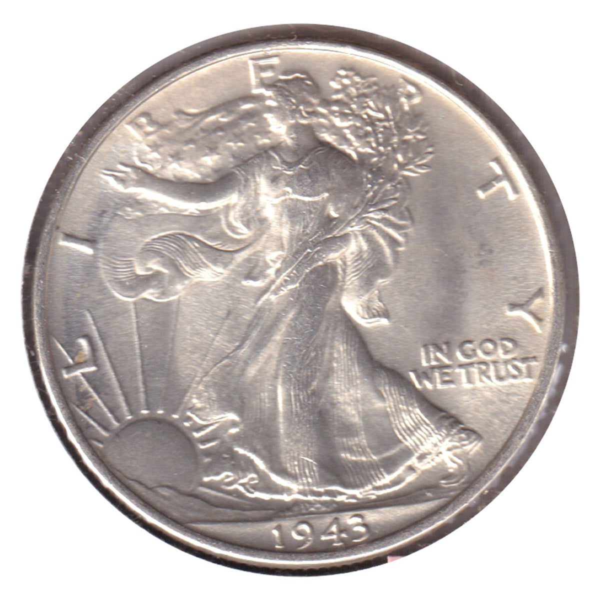 1943 USA Half Dollar Choice Brilliant Uncirculated (MS64) $