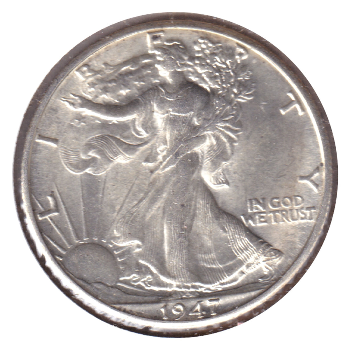 1947 D USA Half Dollar UNC+ (MS62) $