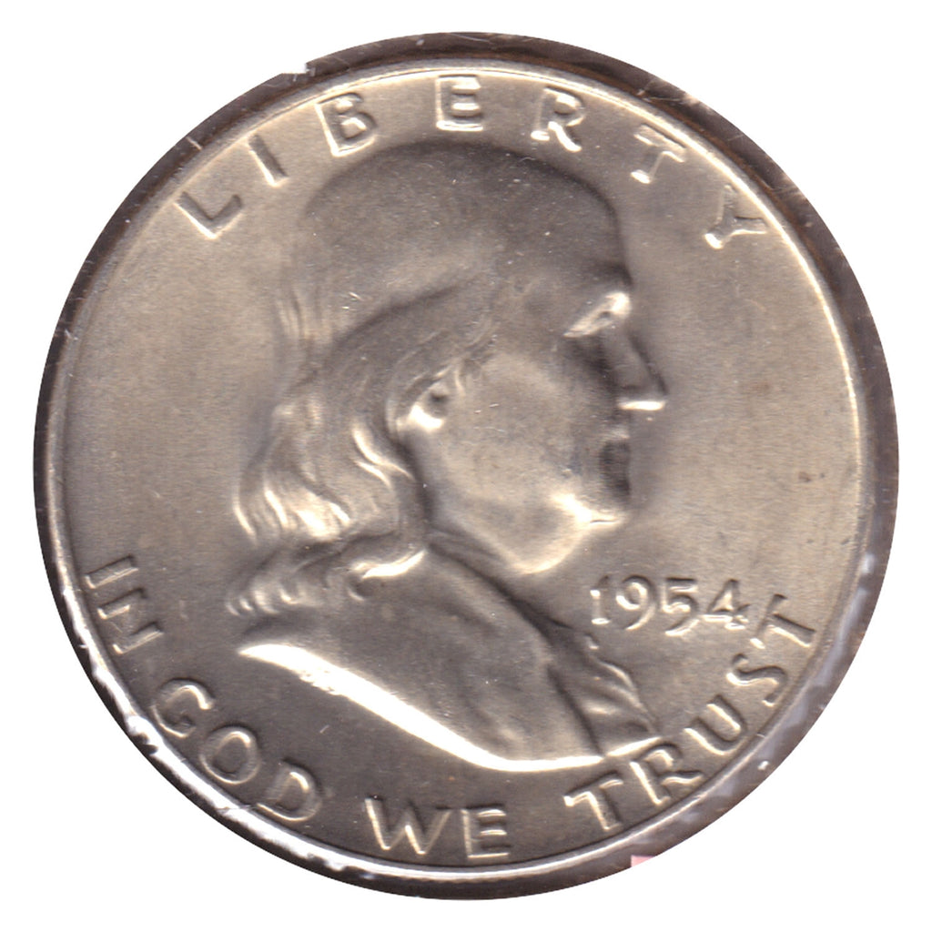 1954 D USA Half Dollar Choice Brilliant Uncirculated (MS64) $