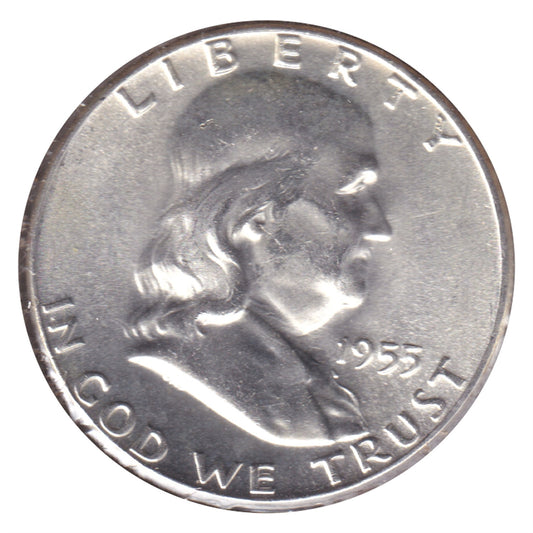 1955 USA Half Dollar Choice Brilliant Uncirculated (MS-64) $