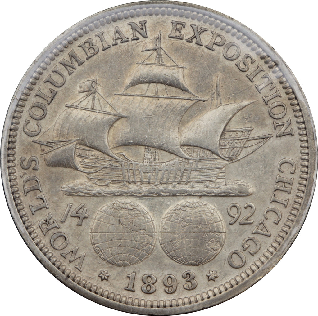 1893 Columbian Exposition USA Half Dollar EF-AU (EF45)