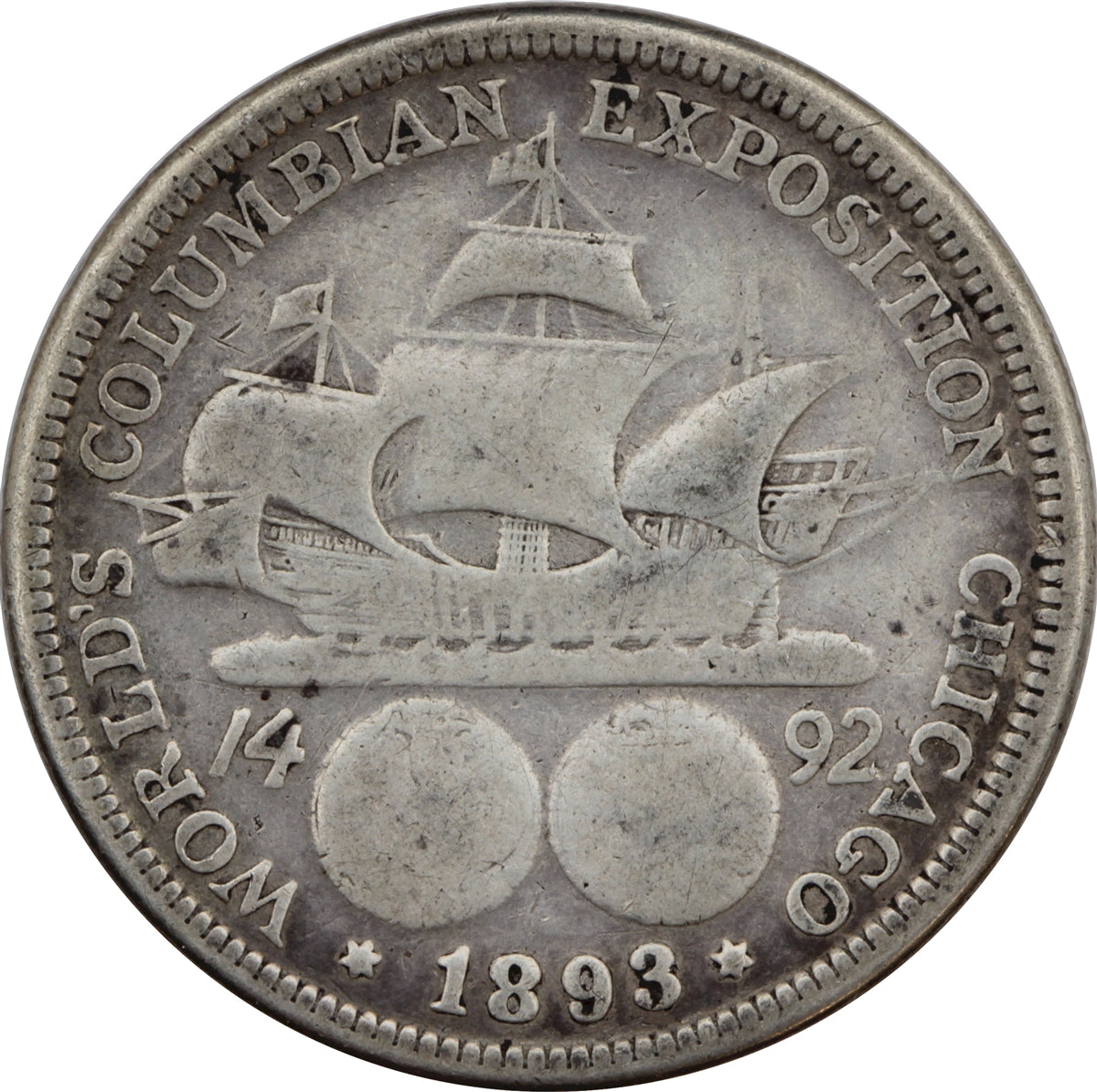 1893 Columbian Exposition USA Half Dollar G-VG (G6)