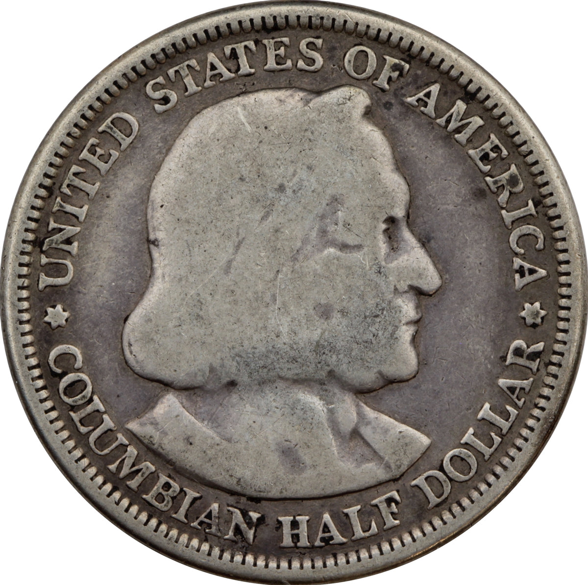 1893 Columbian Exposition USA Half Dollar G-VG (G6)