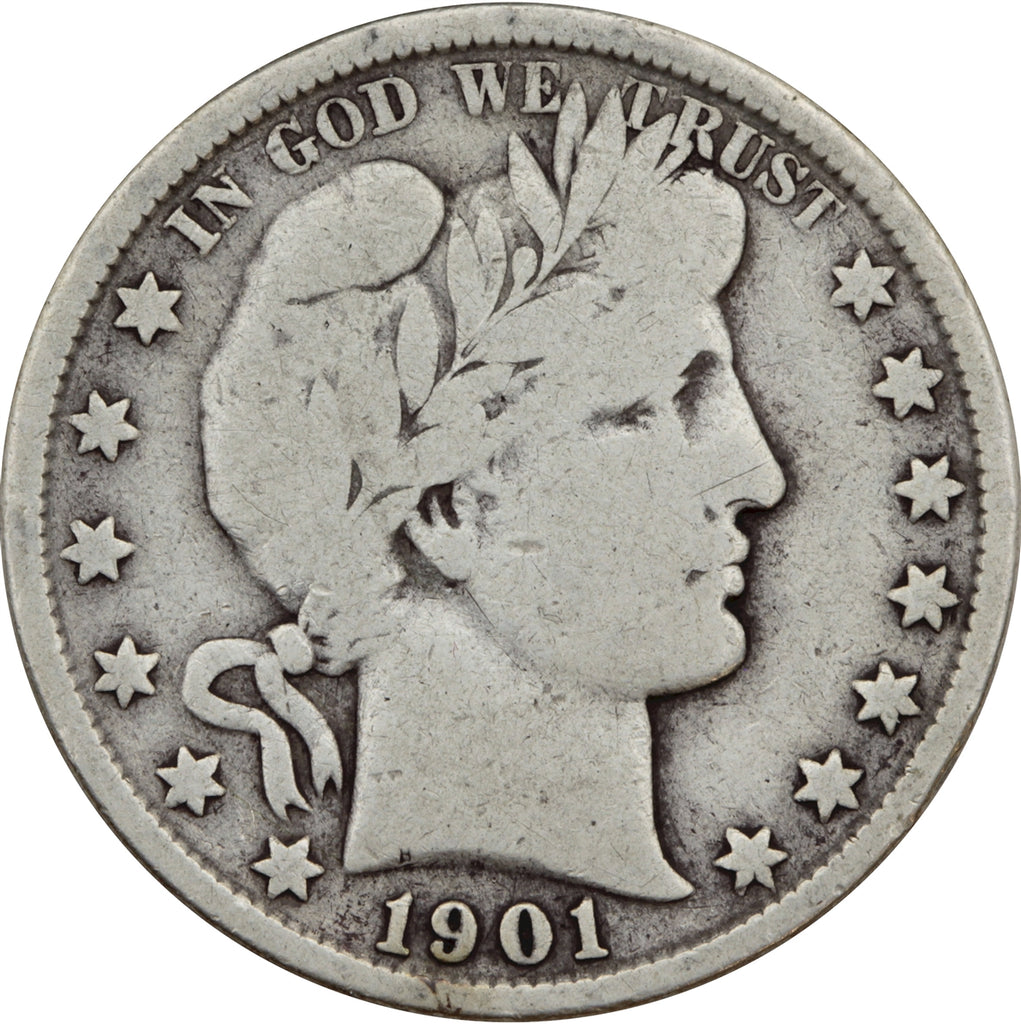 1901 USA Half Dollar Very Good (VG8)