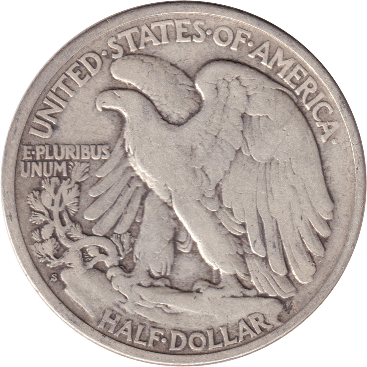 1917 S Reverse Mintmark USA Half Dollar VG-F (VG10)