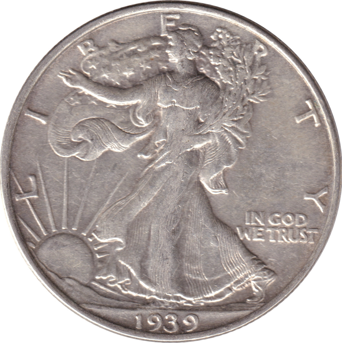 1939 USA Half Dollar EF-AU (EF45)