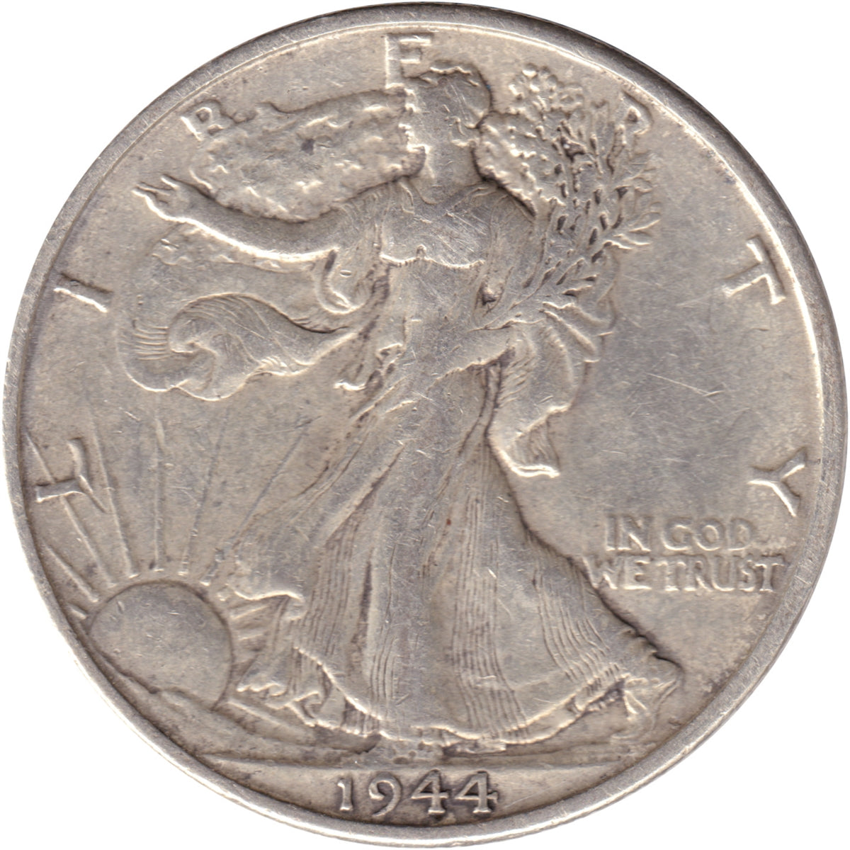 1944 S USA Half Dollar Extra Fine (EF40)