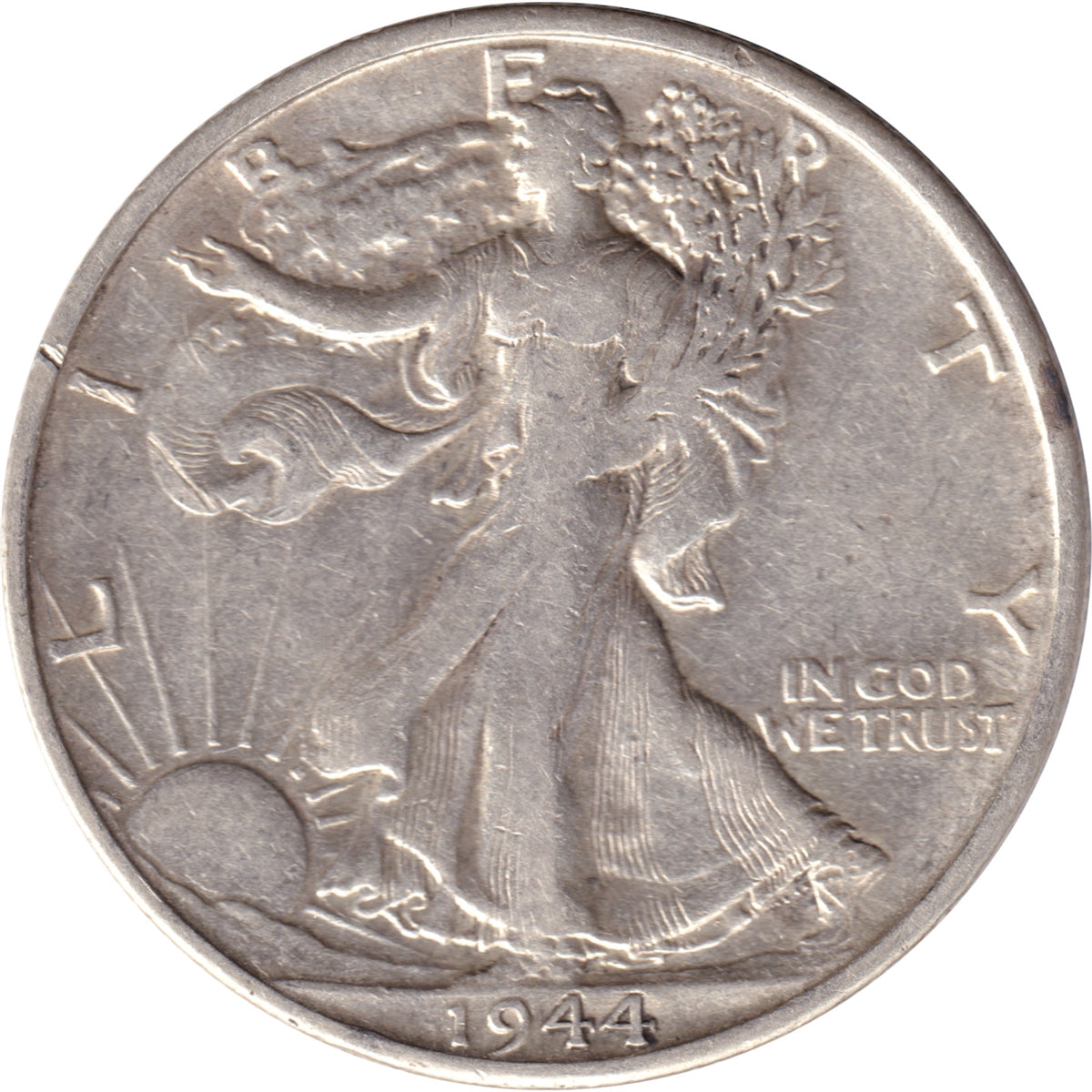 1944 S USA Half Dollar VF-EF (VF30)