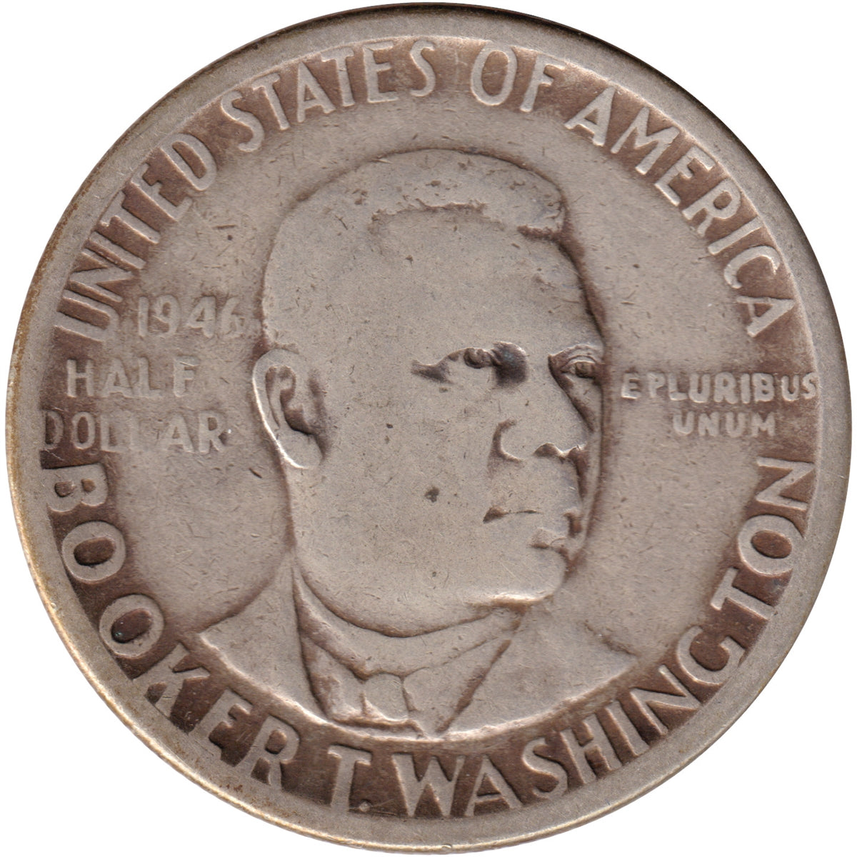 1946 Booker T. Washington USA Half Dollar Fine (F12)