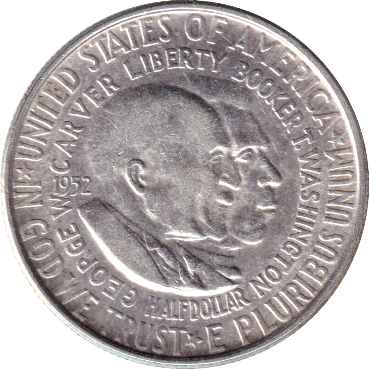 1952 Carver Washington USA Half Dollar EF-AU (EF45)