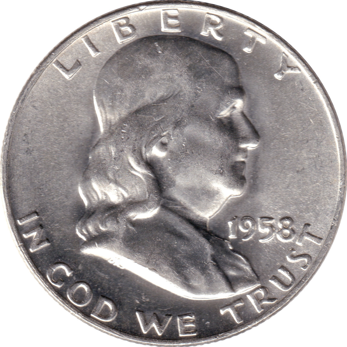 1958 D USA Half Dollar Brilliant Uncirculated (MS63)