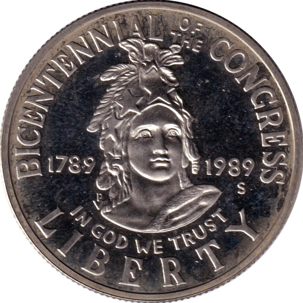 1989 S Bicentennial of Congress USA Half Dollar Proof
