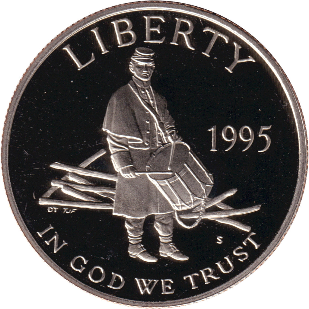 1995 S Civil War Battlefields USA Half Dollar Proof