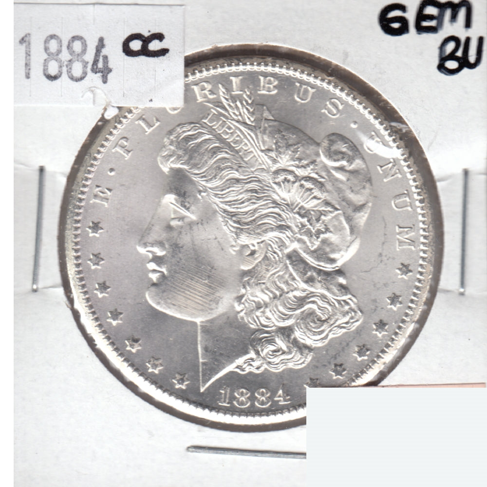 1884 CC USA Dollar Gem Brilliant Uncirculated (MS65) $