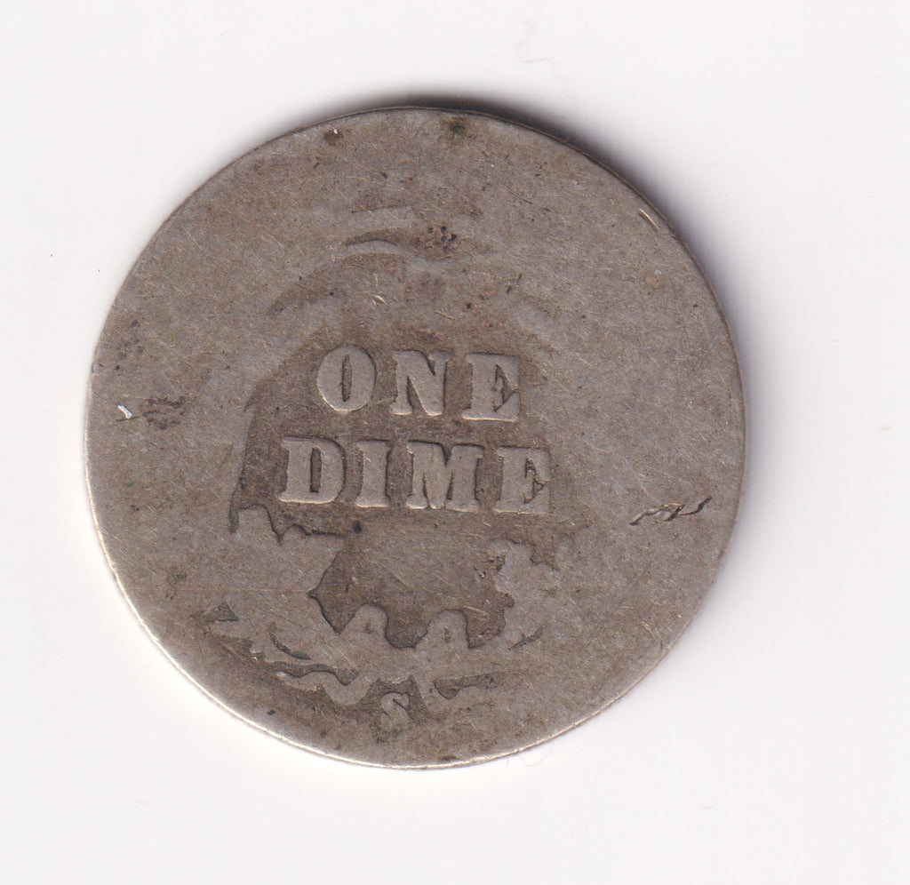1900 S USA Dime About Good (AG3)
