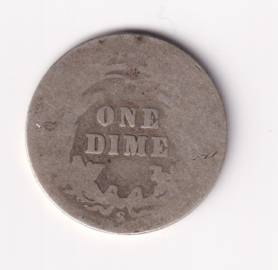 1900 S USA Dime About Good (AG3)
