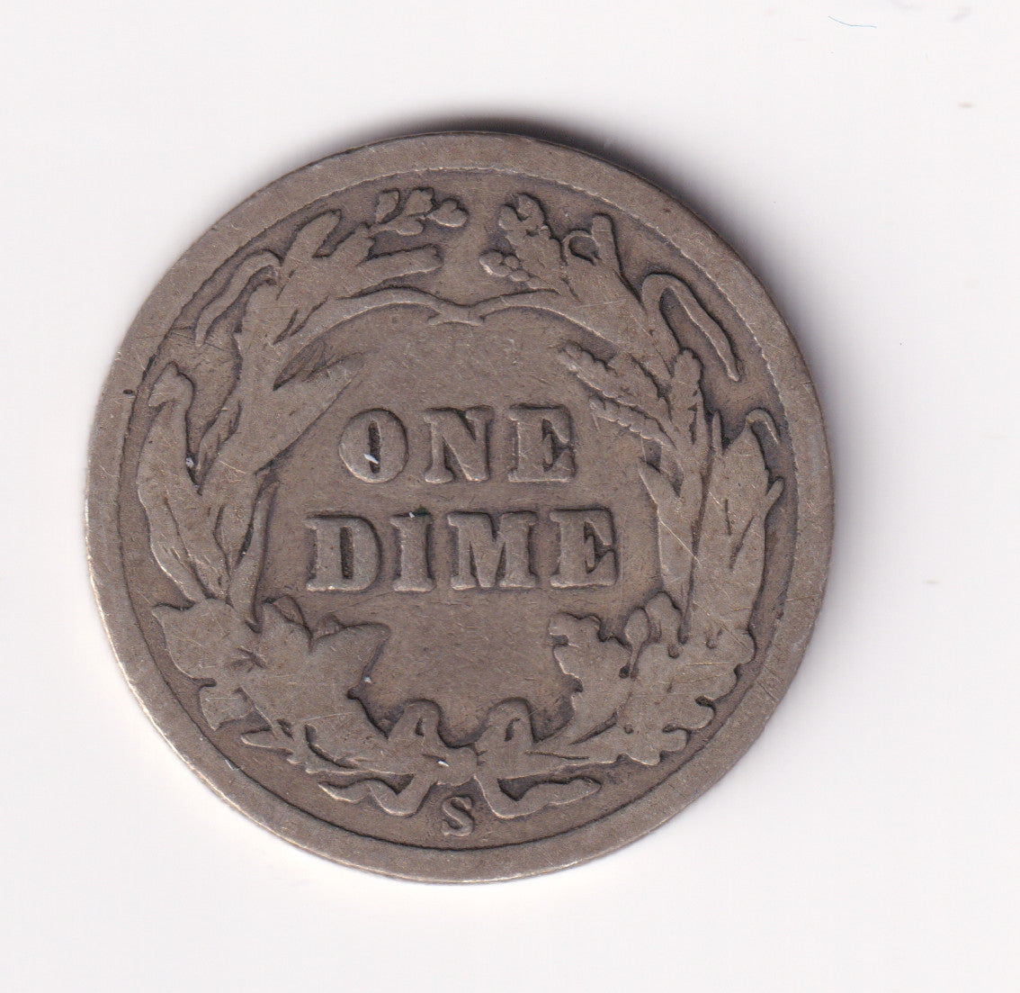 1907 S USA Dime G-VG (G6)