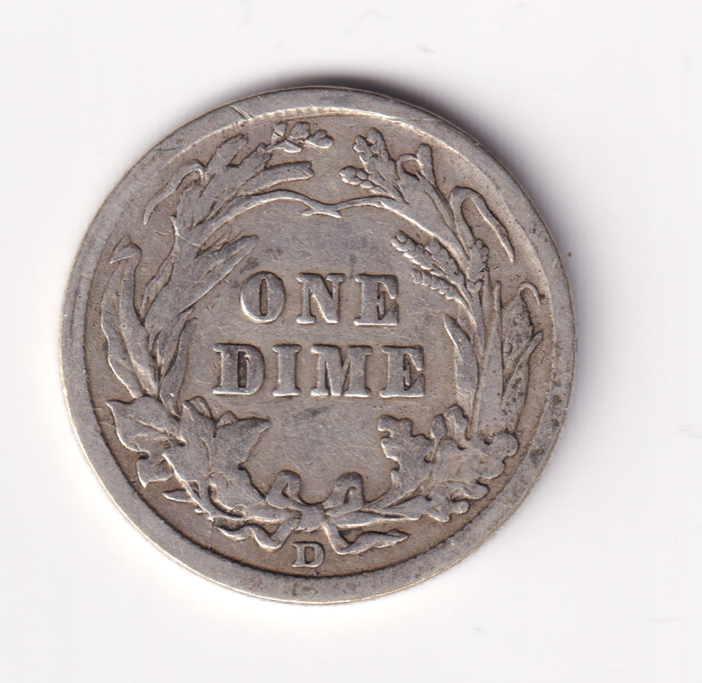 1914 D USA Dime VG-F (VG10)