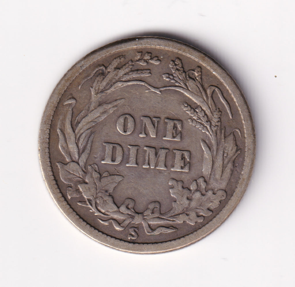 1914 S USA Dime F-VF (F15)