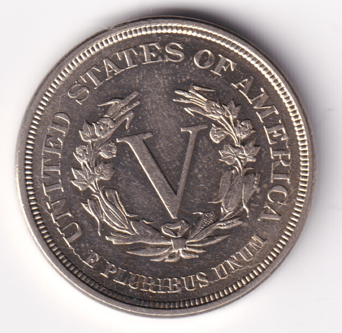 1883 USA No Cents Nickel AU-58