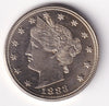 1883 USA No Cents Nickel AU-58